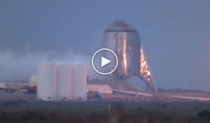SpaceX провела тестовый прожиг двигателя космического корабля Starship Hopper