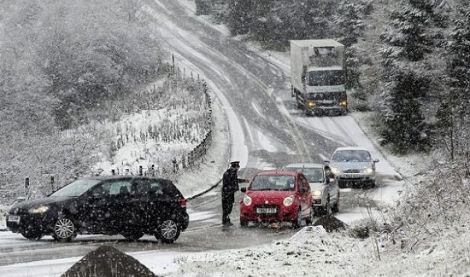 Настоящая зима в Великобритании (16 фото)