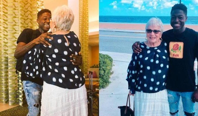 Невероятная история дружбы 22-летнего рэпера и 80-летней бабушки, живущих в разных штатах (8 фото)
