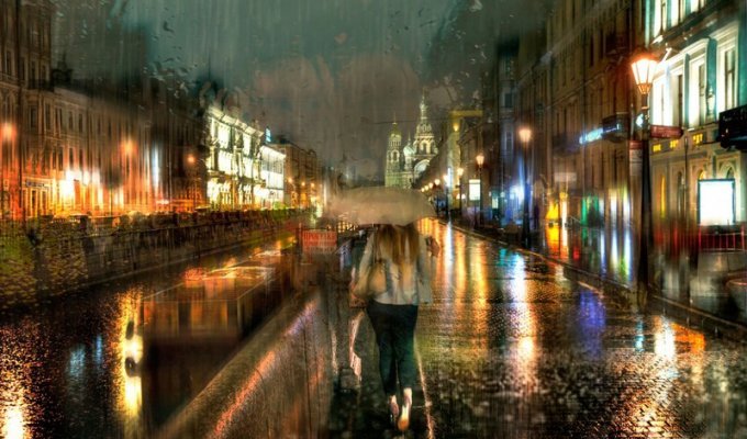 Санкт-Петербург и дождь (20 фото)