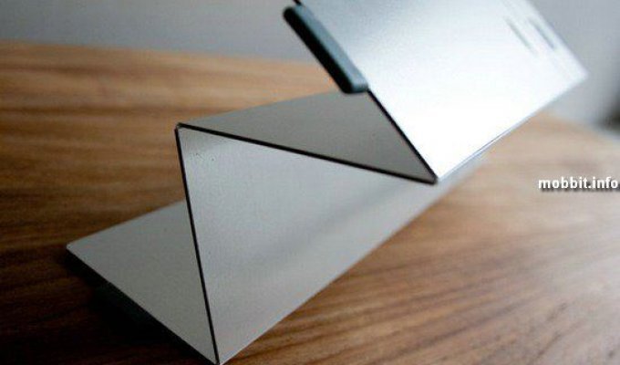 Алюминиевая подставка-гармошка для ноутбуков (7 фото)