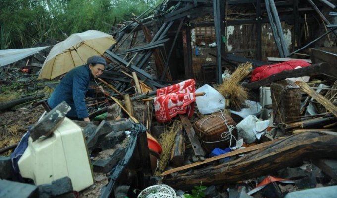 Ураган в Китае (15 фото)