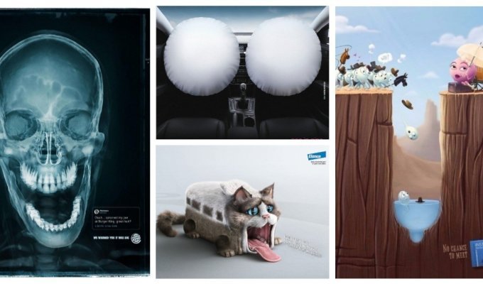 22 примера жгучей рекламы, которая покажет как надо думать мозгом (23 фото)