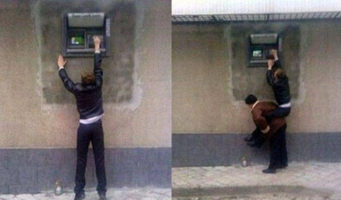 Смешные и нелепые фотографии банкоматов, веселящие своей абсурдностью до слёз (31 фото)