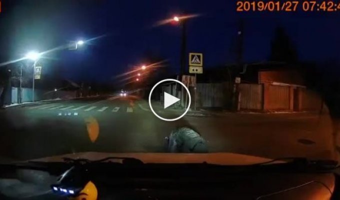 Подстава на дороге Алматы пошла не по плану злоумышленника
