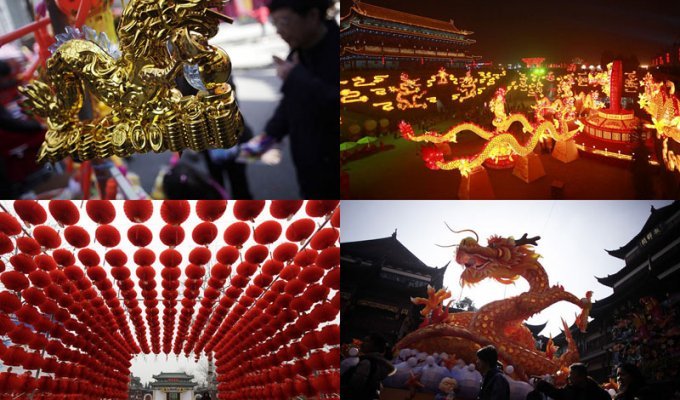 Подготовка к китайскому Новому году Дракона (21 фото)