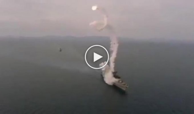 Неудачный и эпичный пуск крылатой ракеты «Калибр-НК» в Японском море