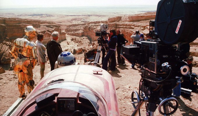 25 потрясающих фотографий со съемок первых "Звездных войн" (25 фото)
