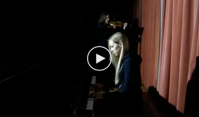 Виктор Цой - Спокойная ночь на скрипке и рояле