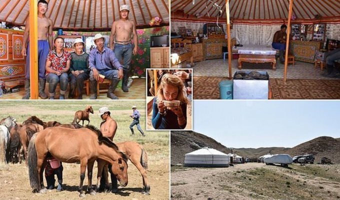 Фоторепортаж: в гостях у монгольских кочевников (12 фото)