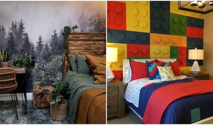 30 необычных спален, дизайн которых продумали до мелочей (31 фото)