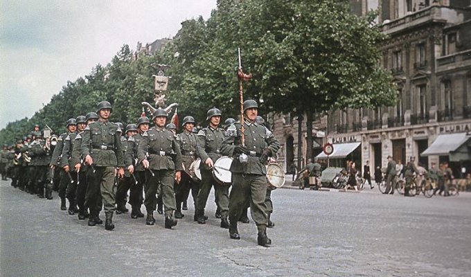 Франция времен немецкой оккупации (53 фото)