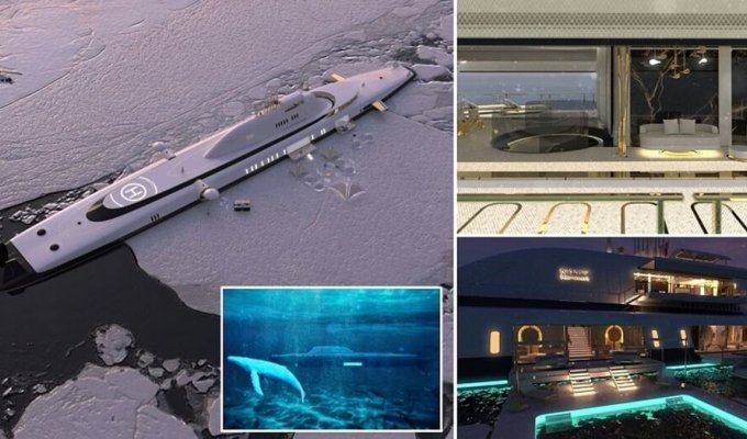 Концепт первой в мире яхты-субмарины для миллиардеров (11 фото)