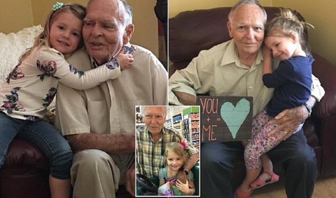 4-летняя девочка вернула 82-летнему вдовцу радость жизни (8 фото)