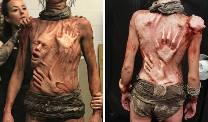 Душа взаперти: ужасающий костюм, вдохновленный психическими расстройствами (13 фото)