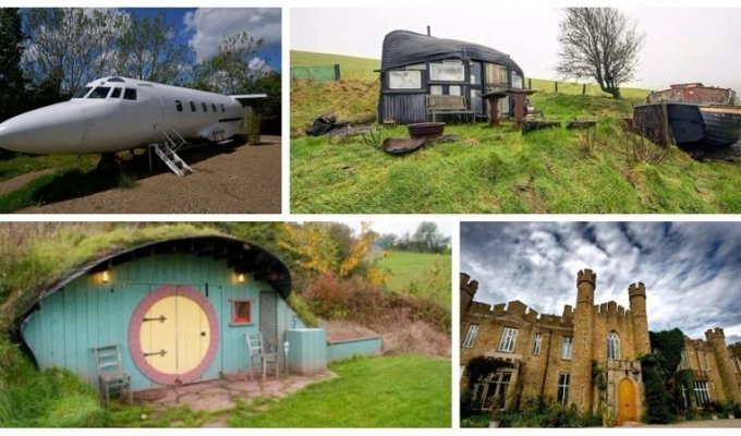 Самые необычные дома Великобритании от сервиса аренды Airbnb (12 фото)