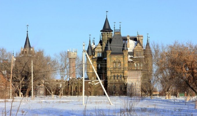 Замок Гарибальди в селе Хрящевка (10 фото)