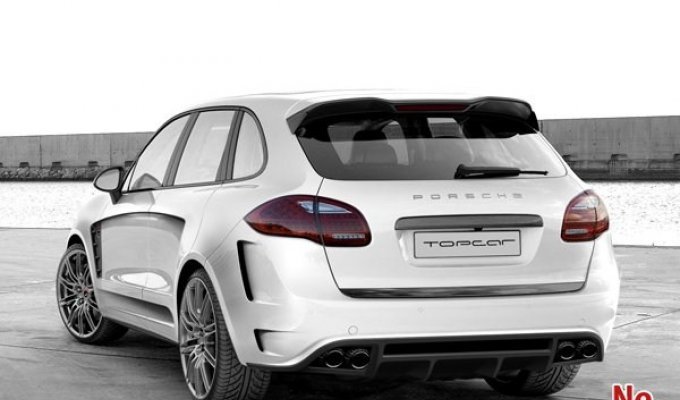 Стилизации Porsche Cayenne под спортивное внедорожное купе (4 фото)