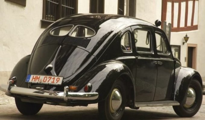 Фольксваген «Жук» с четырьмя дверями: редчайшая модификация, сделано менее сотни машин (9 фото)