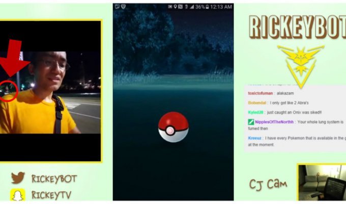 Игрока в Pokemon Go ограбили и избили в прямом эфире (3 фото + 1 видео)
