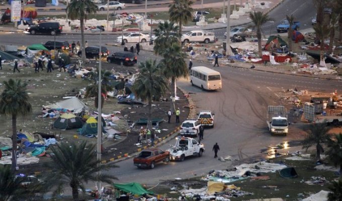 Борьба с демонстрациями в Бахрейне (19 фото)