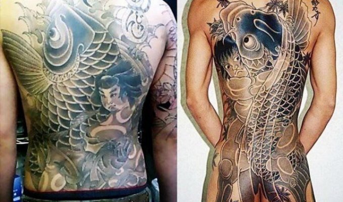 Татуировки Якудза (9 фото + 1 тянучка)