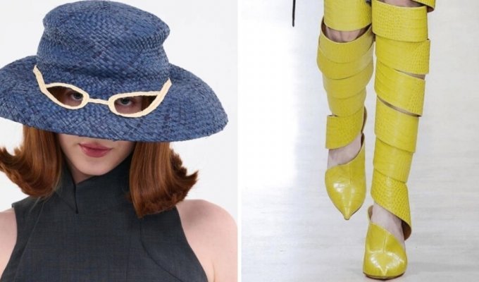 17 странных  предметов одежды от модных дизайнеров, которые заставят  вас смеяться и плакать одновременно (18 фото)