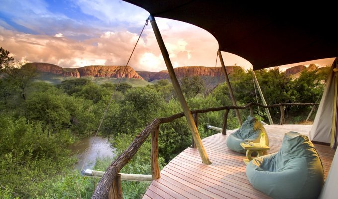 Marataba – роскошный отель на территории заповедника в ЮАР (10 фото)