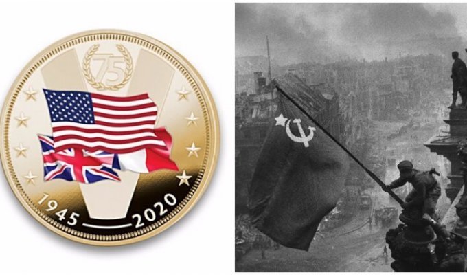 Отчеканили: в США выпустили монету с союзниками во Второй мировой войне без СССР (3 фото)