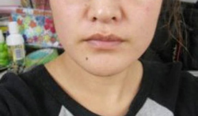 Невероятное преображение азиатки при помощи макияжа (4 фото)