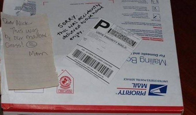  Не доверяйте доставке по почте (3 фото)