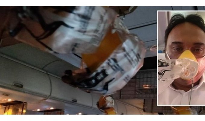 Из-за ошибки экипажа у 30 пассажиров на борту индийского лайнера началось кровотечение (5 фото)