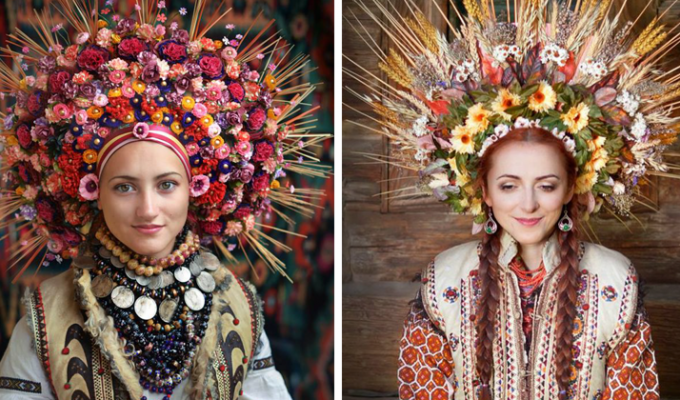 Украинские венки как произведение искусства (35 фото)