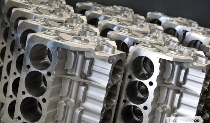 Как изготавливаются блоки двигателей из алюминия (12 фото)