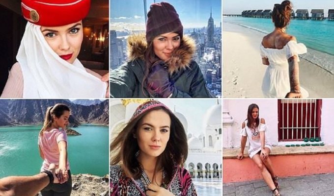 Очаровательная литовская стюардесса делиться в Instagram снимками своей гламурной жизни (18 фото)