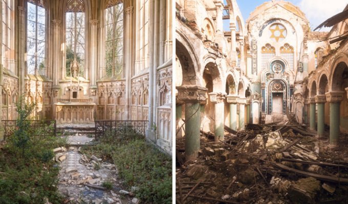 Фотограф снимает заброшенные церкви (21 фото)