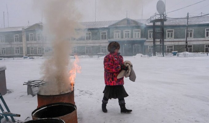 Верхоянск: самый холодный и безалкогольный город России (66 фото)