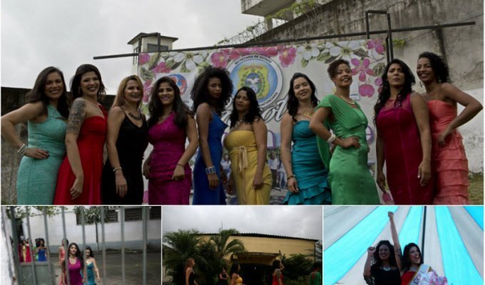 Конкурс красоты в бразильской тюрьме (21 фото)