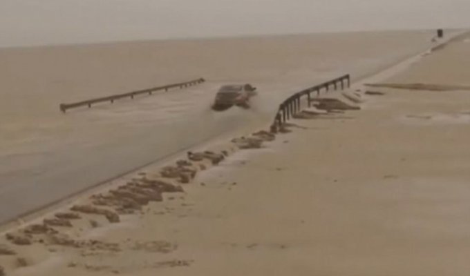 Наводнение в пустыне (7 фото + 1 видео)