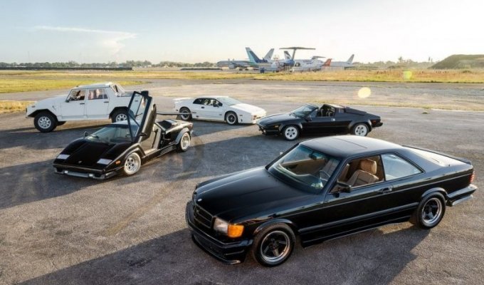 От Mercedes до Lamborghini: редкая коллекция автомобилей 80-х выставлена ??на продажу в Майами (15 фото)