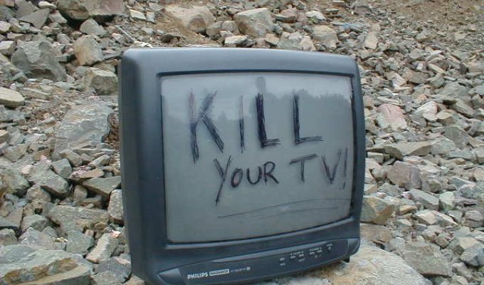 Убейте свой телевизор (зомбоящик) (8 фото)