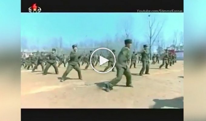 Армейские учения в Северной Корее
