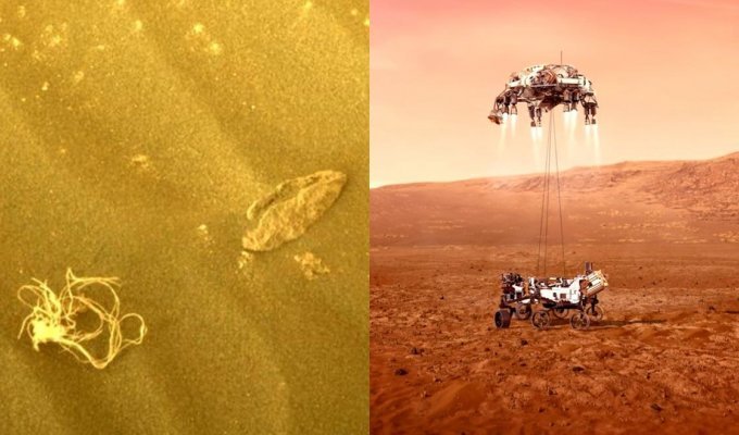 На Марсе обнаружили подозрительный клубок "спагетти" (3 фото)