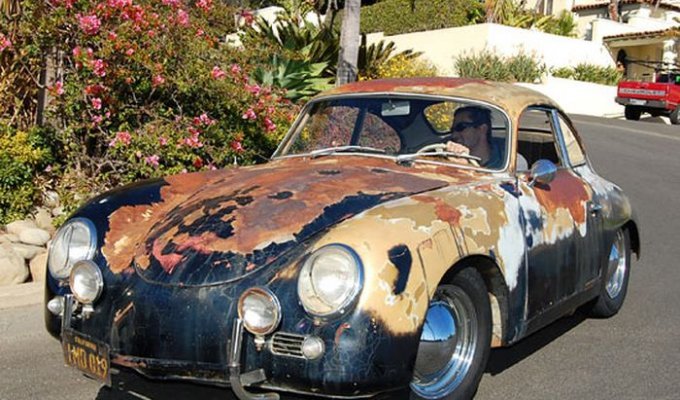 Найденный Porsche 356A coupe продают на аукционе (28 фото)