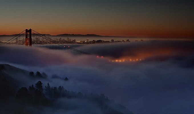 Сан-Франциско в тумане (23 фото)