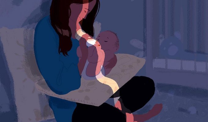 18 трогательных картинок, которые показывают связь между мамой и малышом