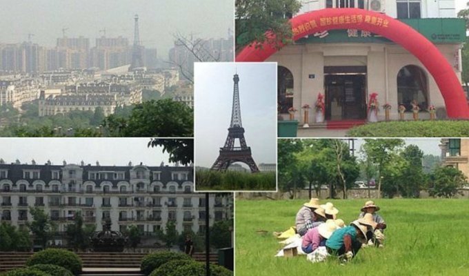 Город, полный странностей: будни заброшенной копии Парижа в Китае (10 фото)