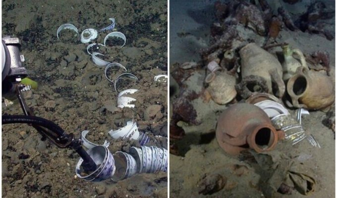 Ученые нашли "кладбище кораблей" с сокровищами между Кипром и Ливаном (10 фото)
