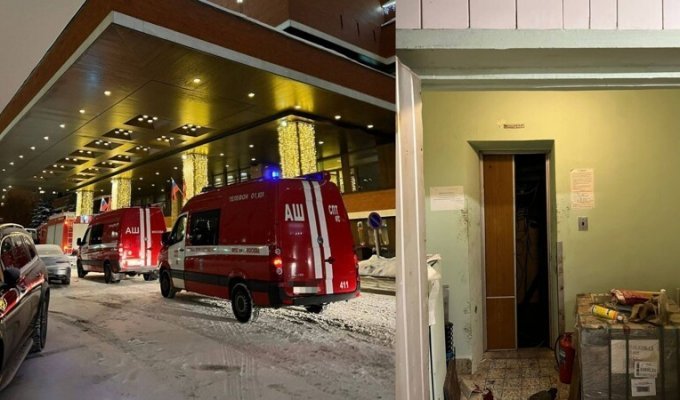 В "Президент-Отеле" рухнул лифт, есть погибшие (2 фото + 2 видео)