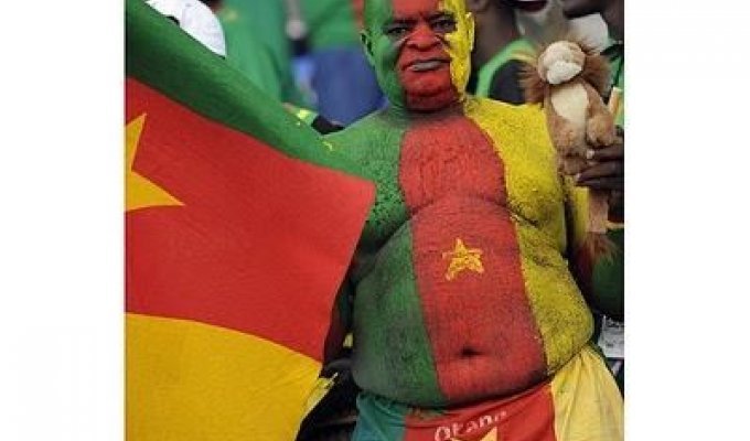 Африканские футбольные фанаты (27 фотографий)